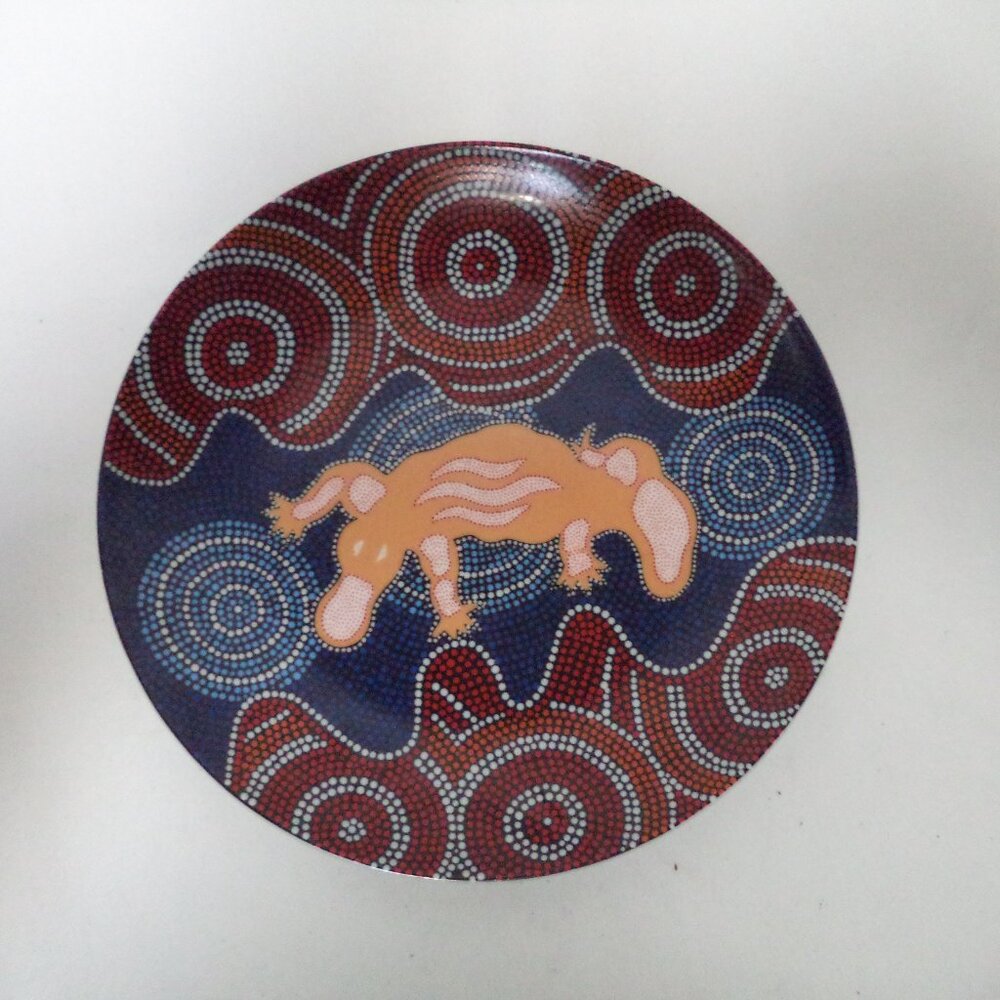 Tobwabba Vintage Art Collectable Plate Australian Platypus Porcelain 8"